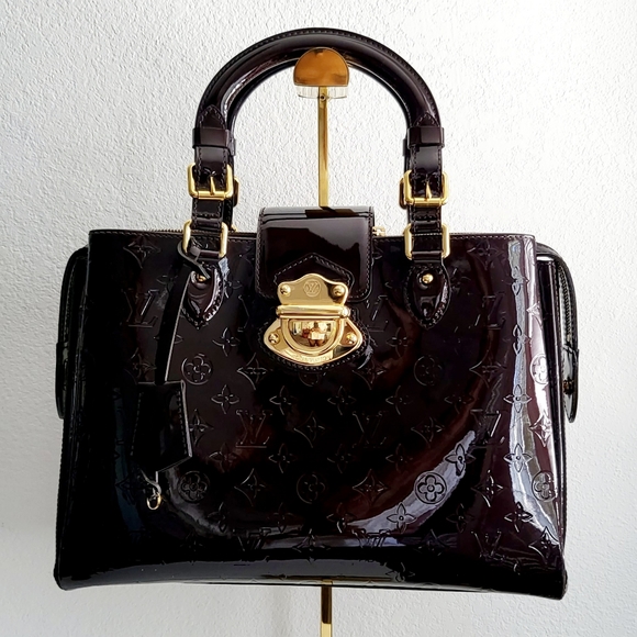 Louis Vuitton Amarante Vernis Satchel - Picture 10 of 12